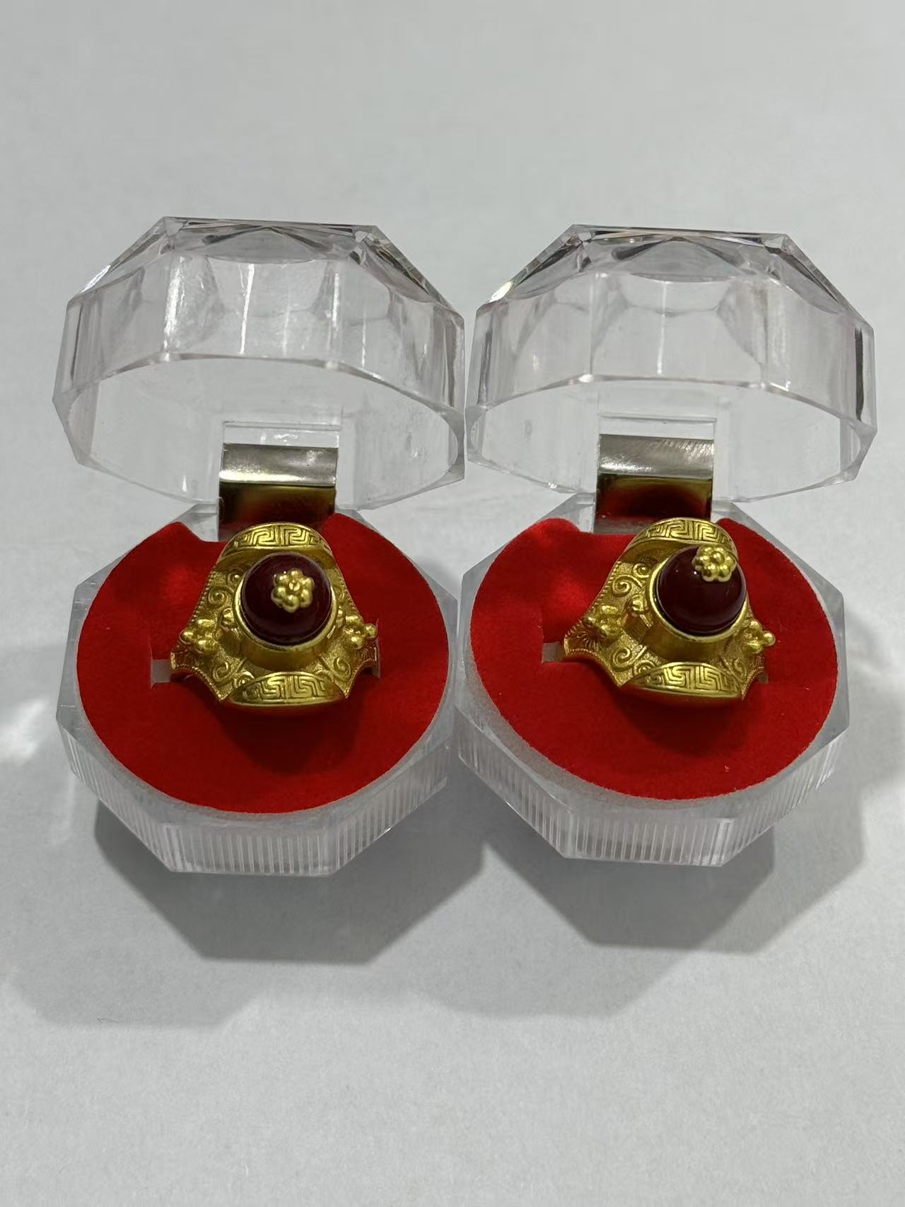 合金珐琅戒指 【新疆西藏包邮】藏式对戒戒指对戒