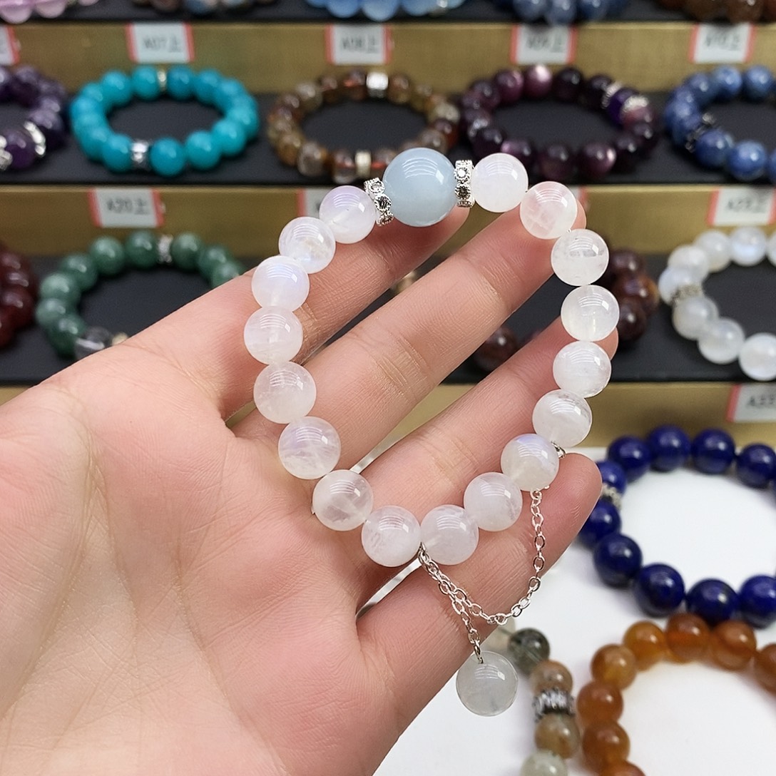 手链水晶未镶嵌蓝月光