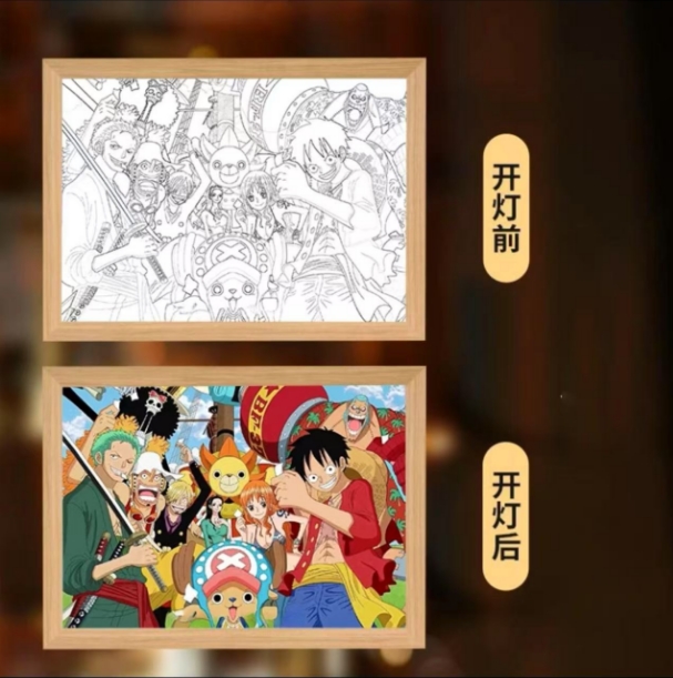 海贼联名灯光画