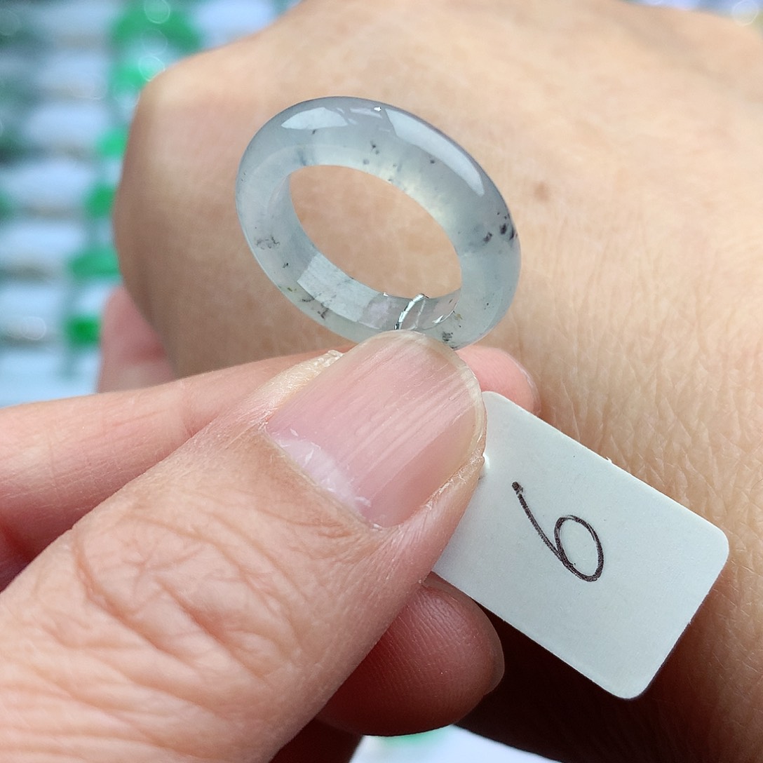 未镶嵌戒指翡翠6号