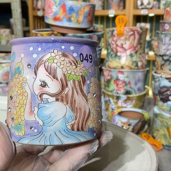 红陶景德镇艺术手绘作品