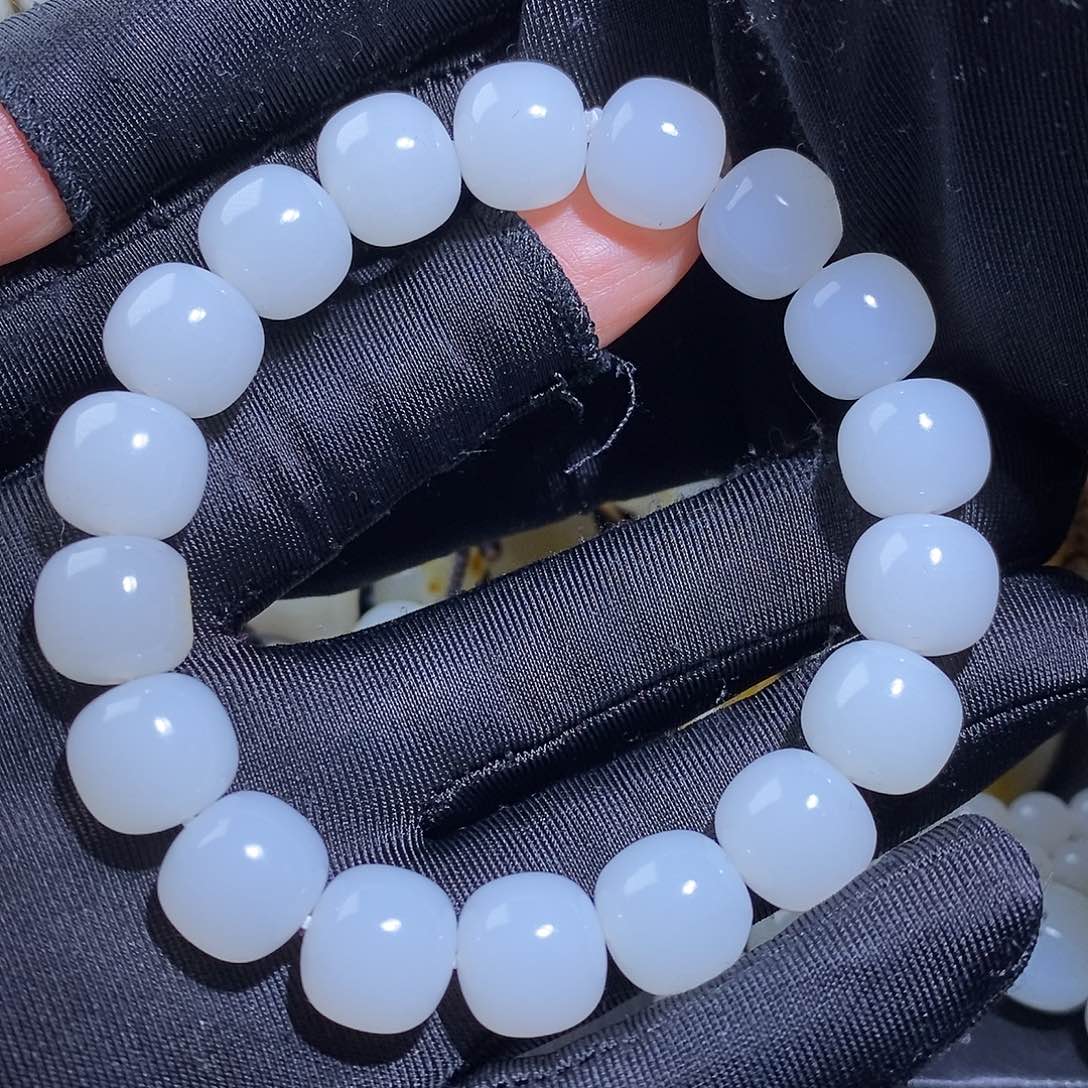 和田玉套链未镶嵌重*已