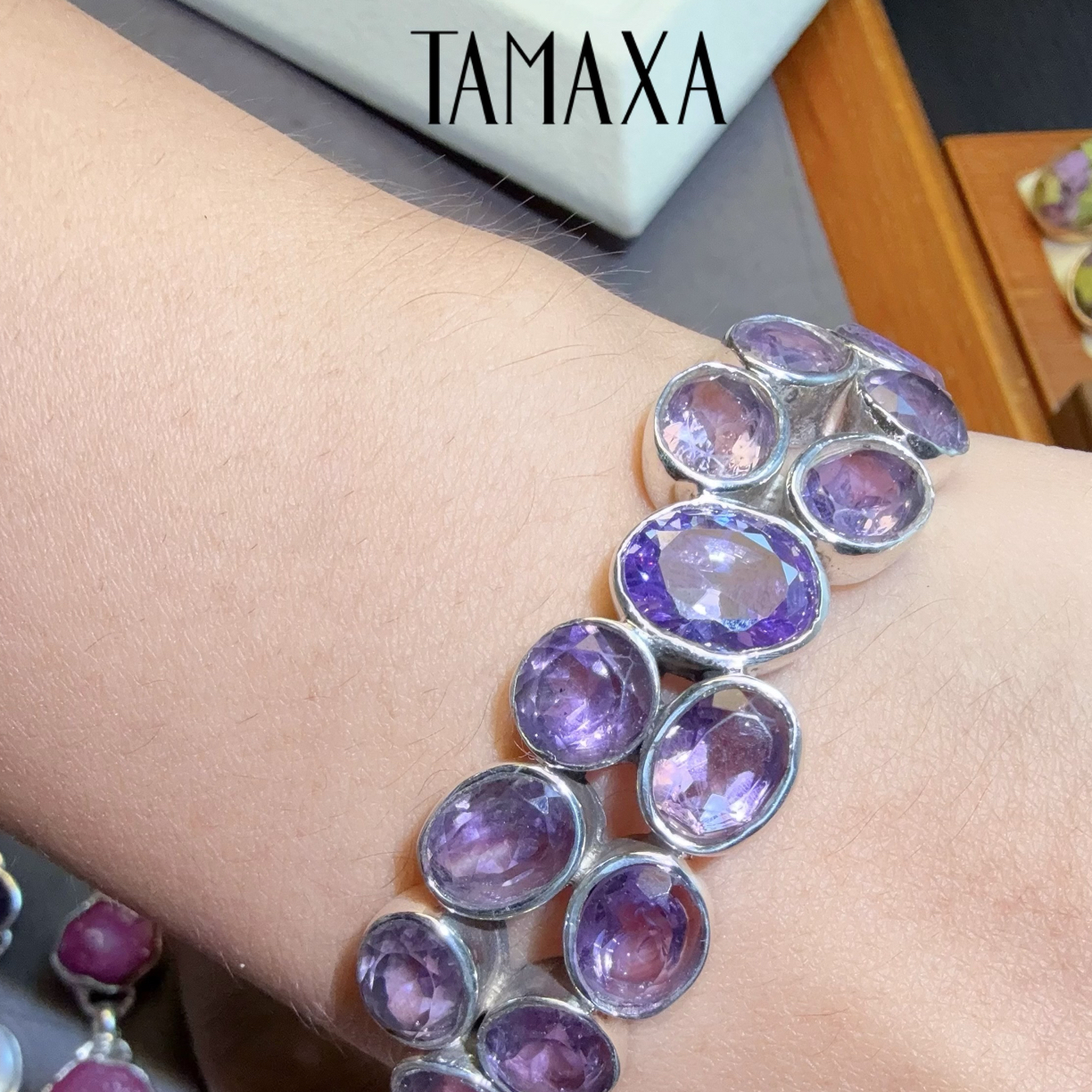 足银手镯 Tamaxa纯银戒指