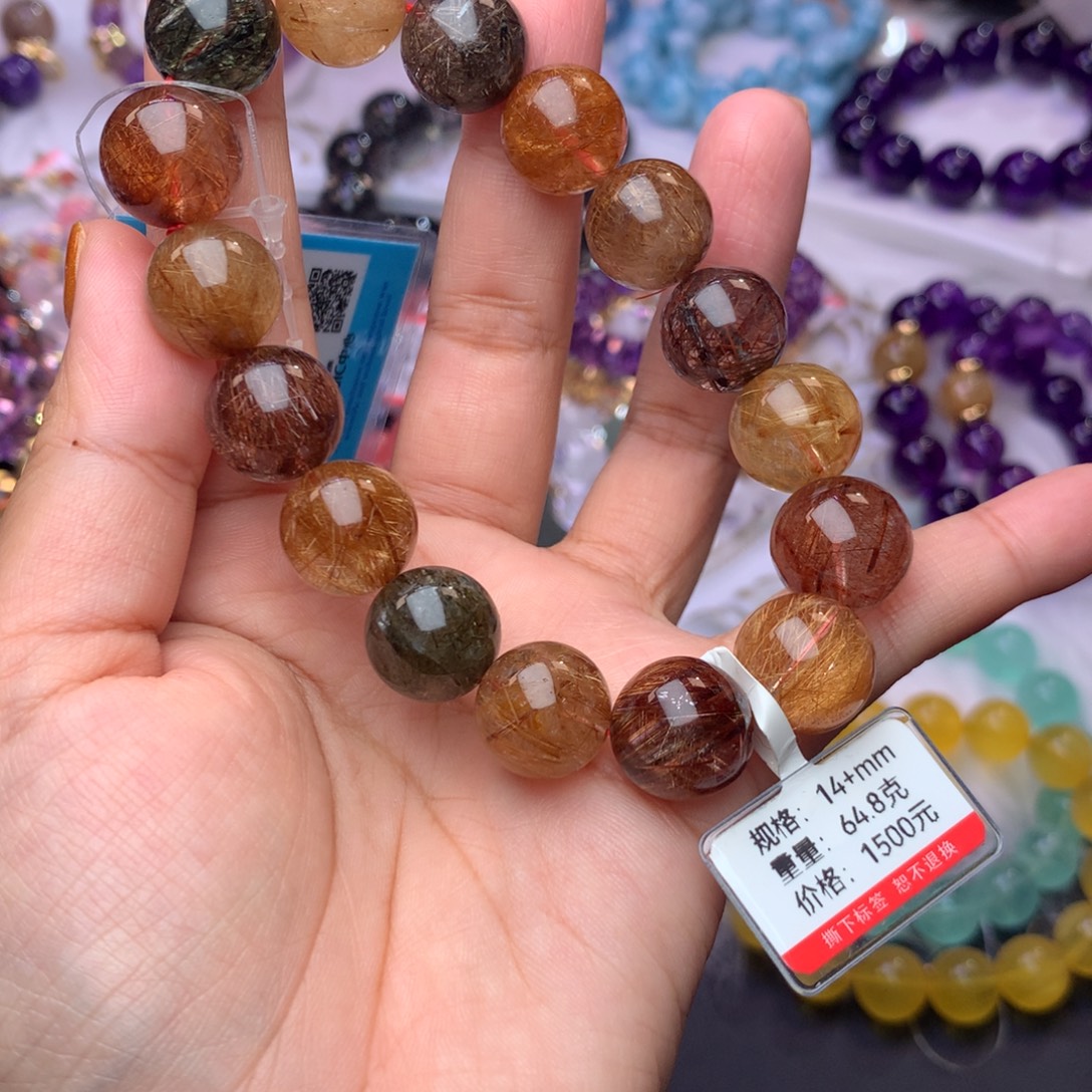 未镶嵌水晶手链手链