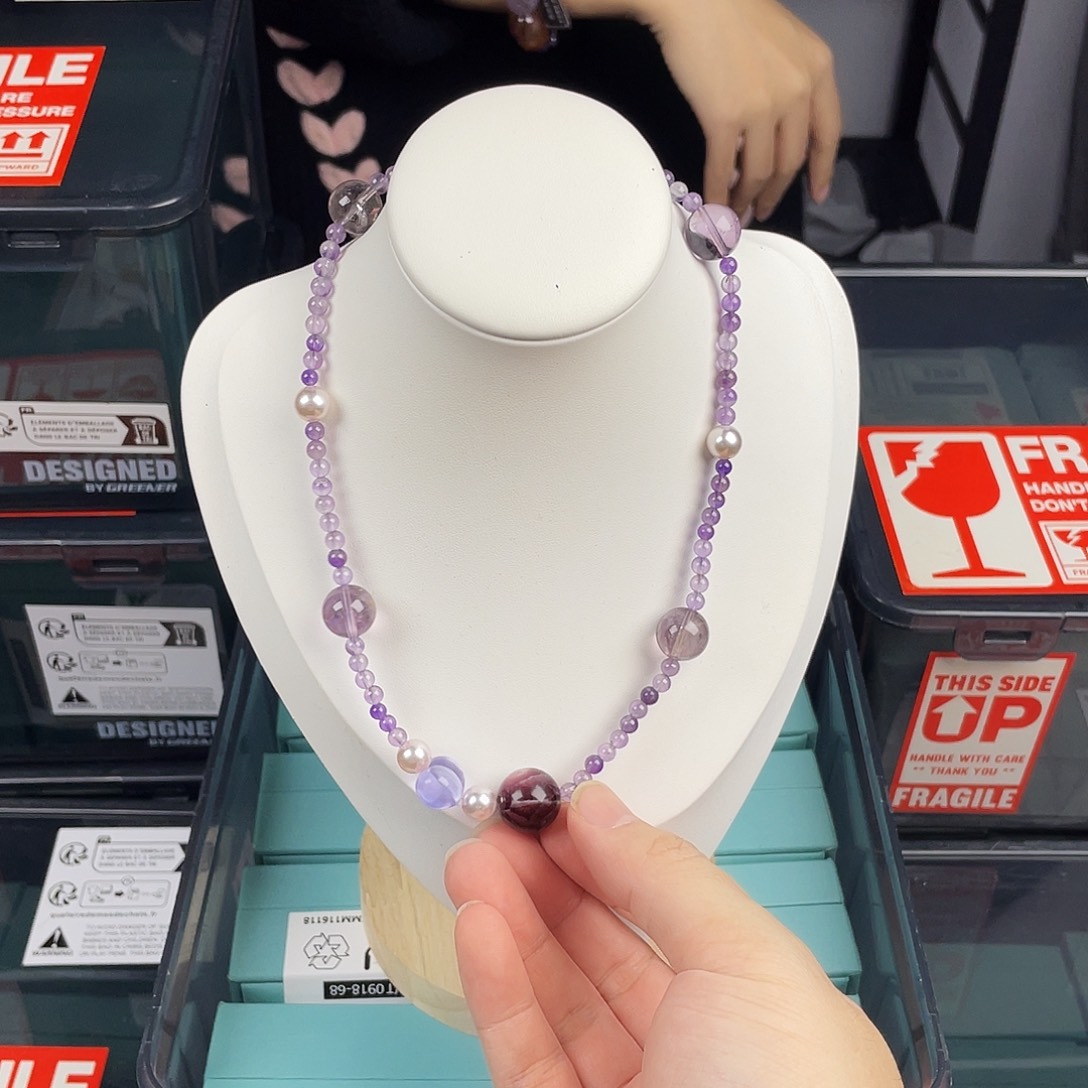 银S925镀金镶嵌手串水晶