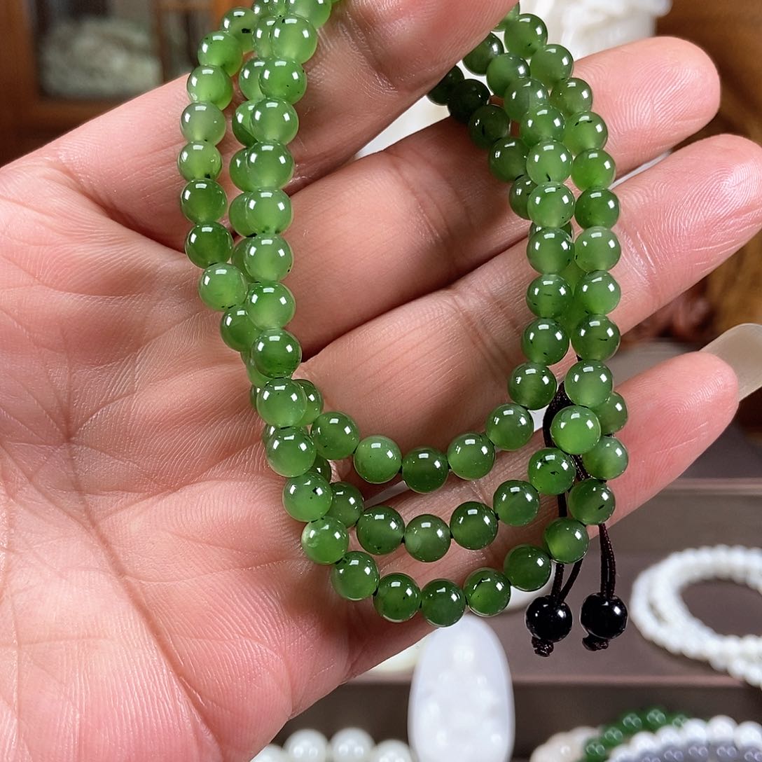 和田玉（糖玉）手链未镶嵌善*