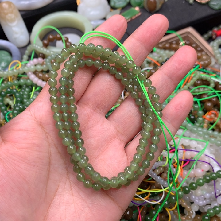 和田玉未镶嵌手链18