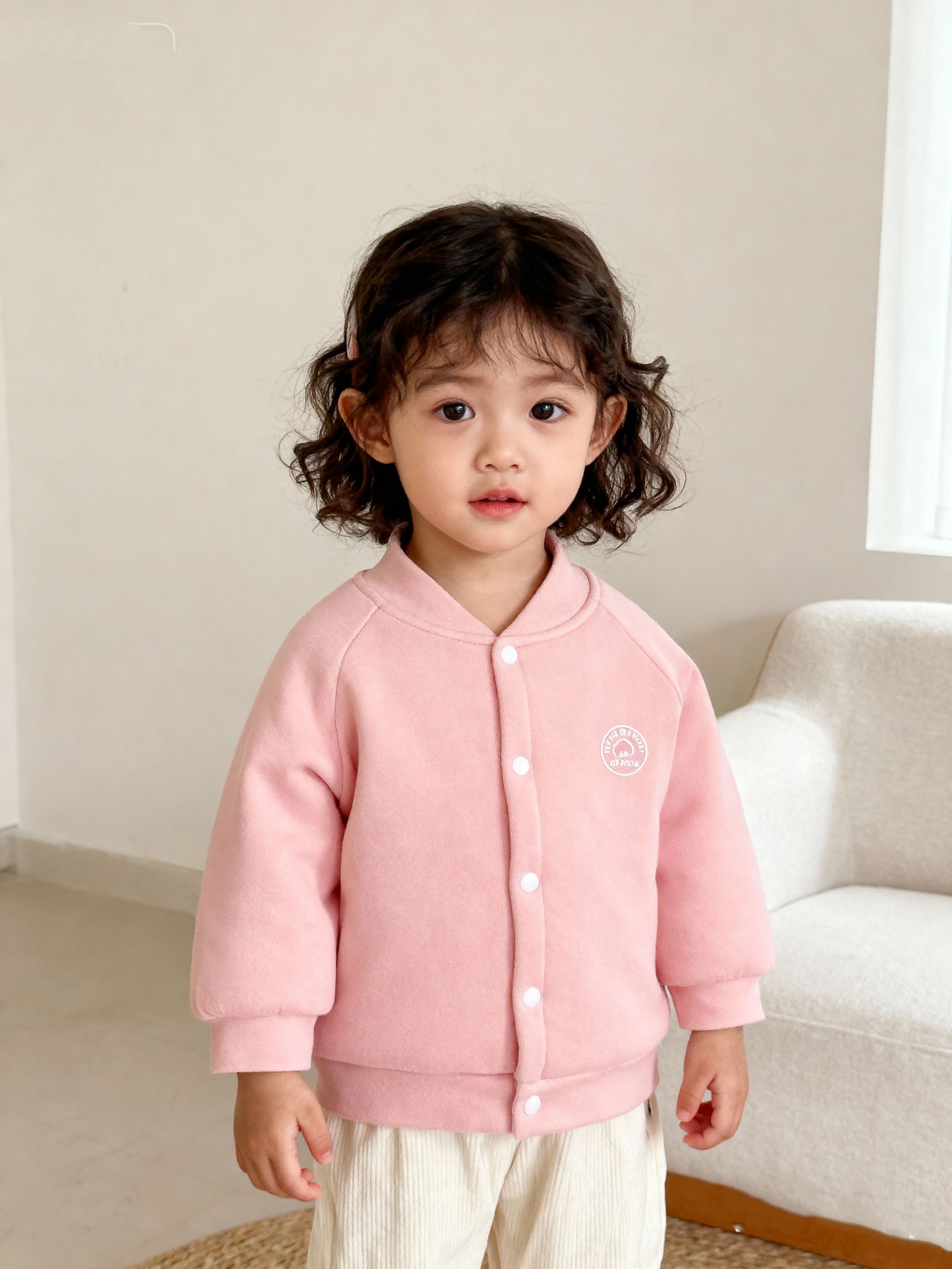 儿童棉花衣重磅300G休闲风外套保暖冬季男孩女孩秋冬童装