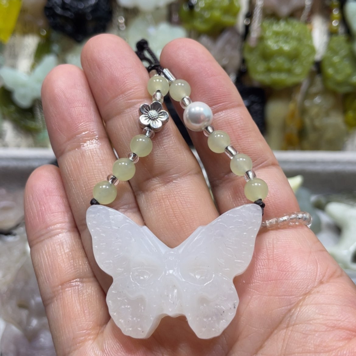 【闪购商品】岫玉颈饰未镶嵌50吊坠