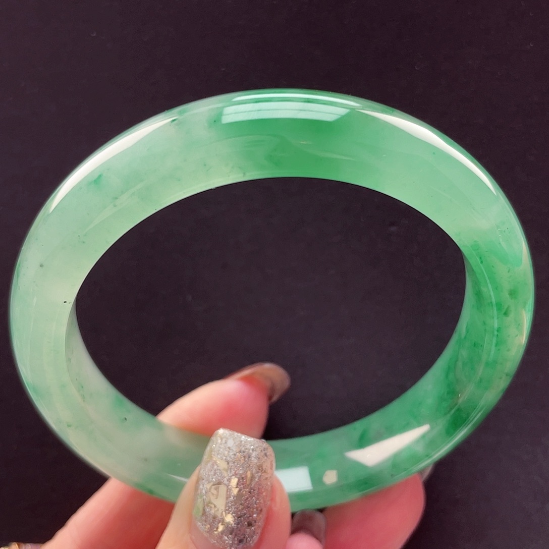 石英质玉未镶嵌手镯57-58