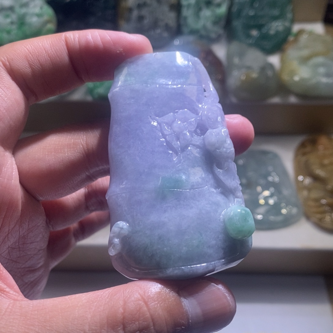 【闪购商品】翡翠颈饰未镶嵌竹节