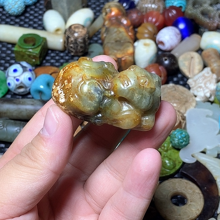 和田玉未镶嵌颈饰161