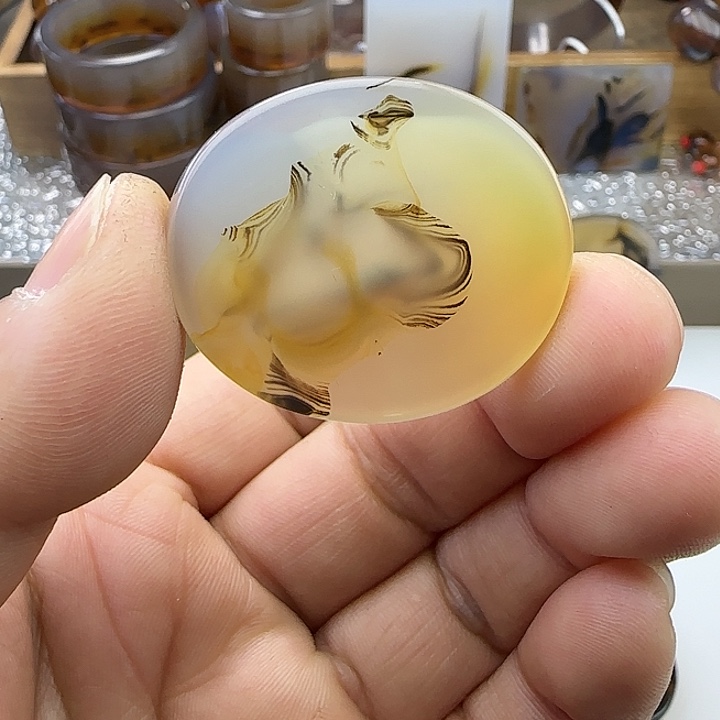 玛瑙/玉髓未镶嵌颈饰