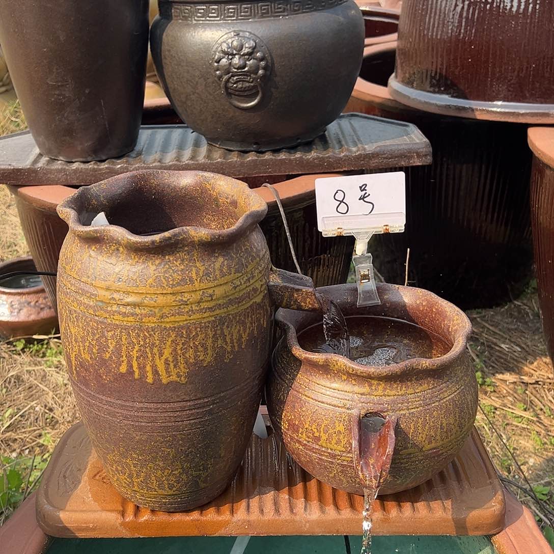 紫砂花盆地方刚刚好回家