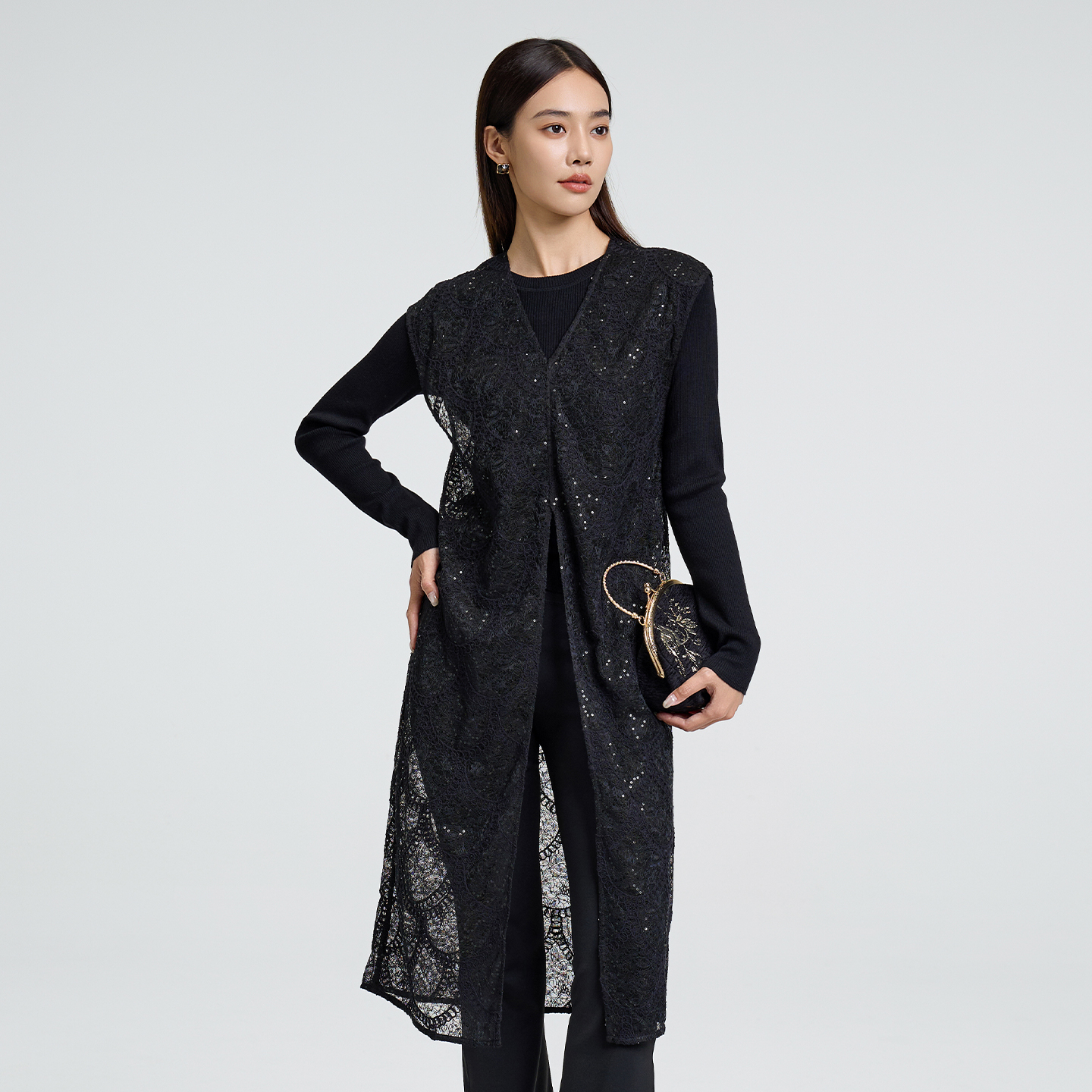 2025冬季无袖连衣裙LOA119