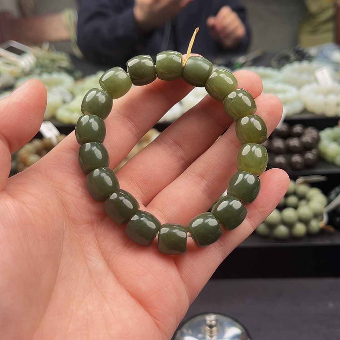 和田玉手串未镶嵌