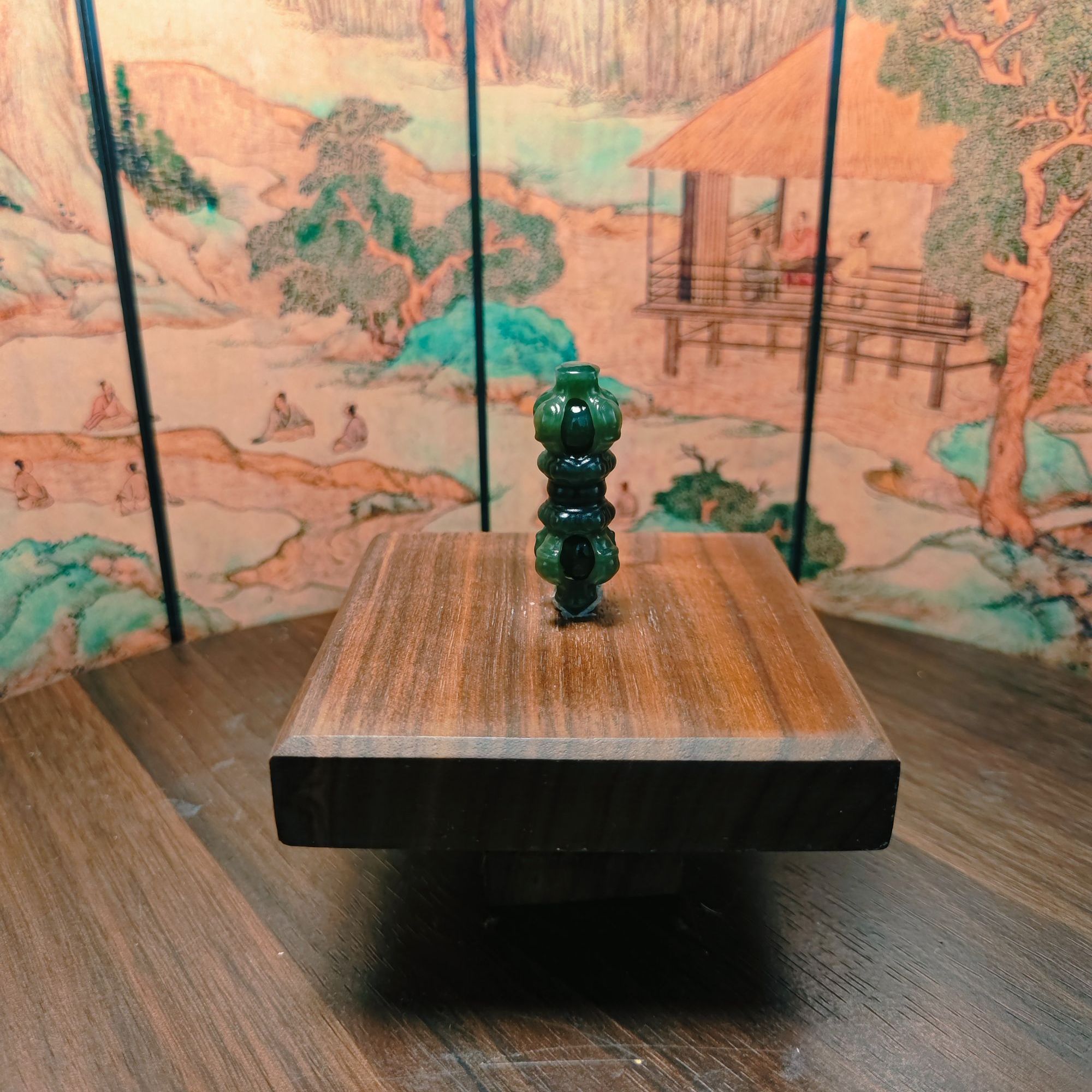 F和田玉降魔杵吊坠0808