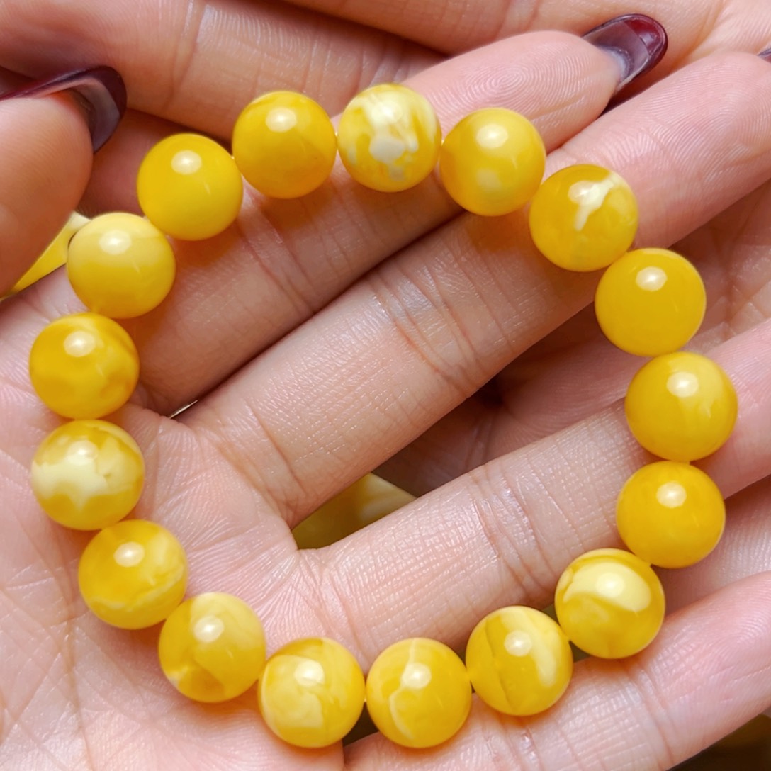 未镶嵌蜜蜡裸石11mm单圈