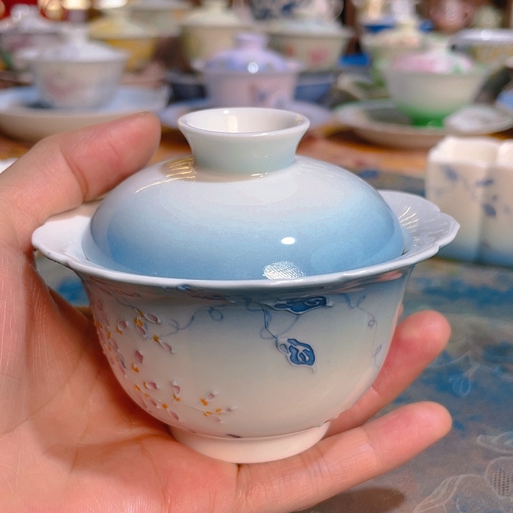 【闪购商品】@****问幽然藤雾盖碗