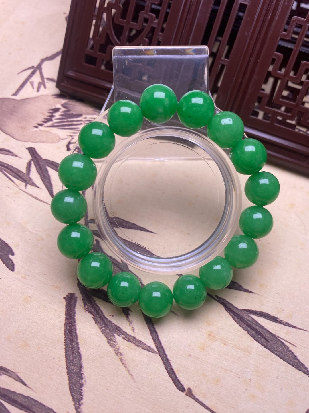 绿12mm手串发一条C90