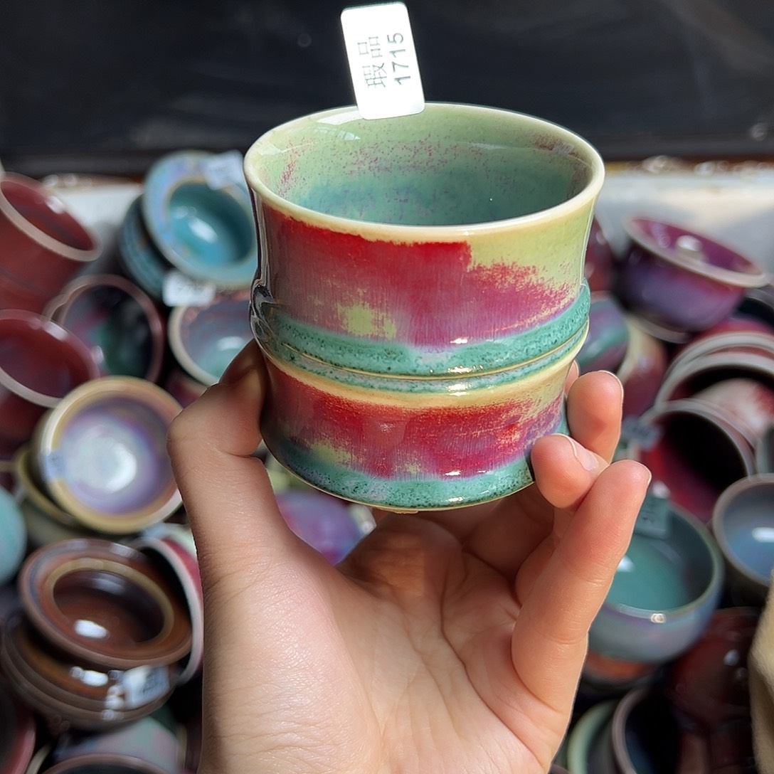 陶摆件窑口自销原矿钧瓷