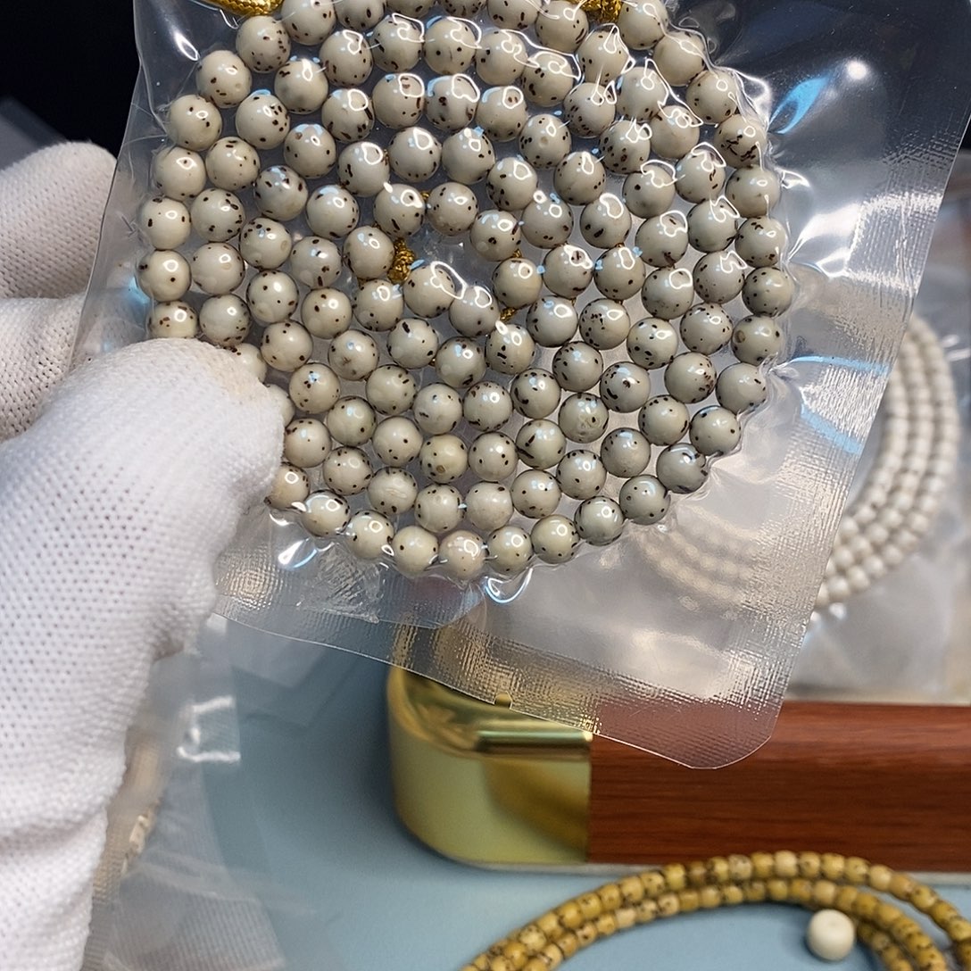 星月菩提手串6圆珠石玉料