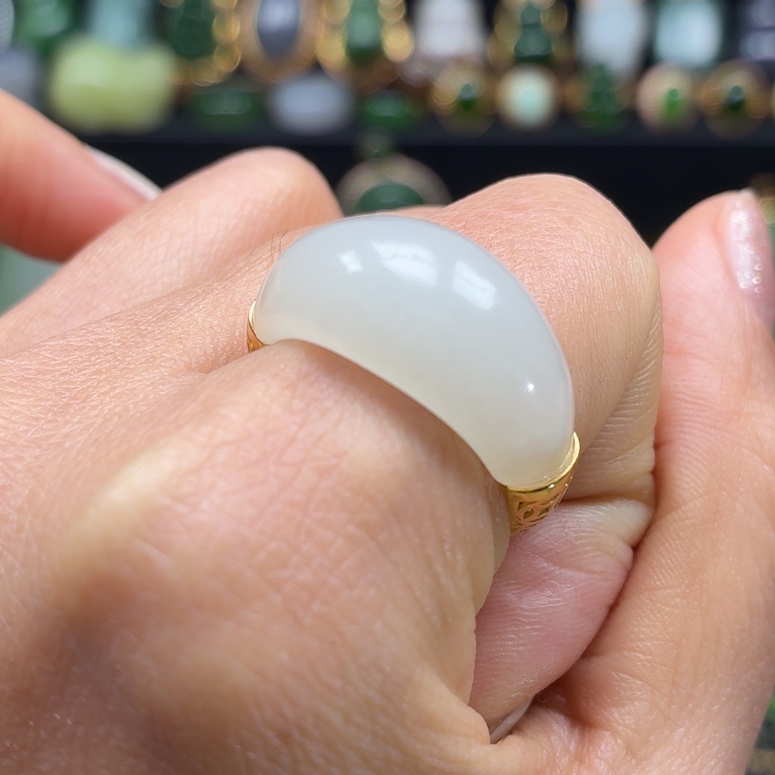 和田玉银S925镶嵌颈饰