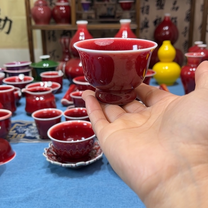 景德镇陶瓷撇口杯福利