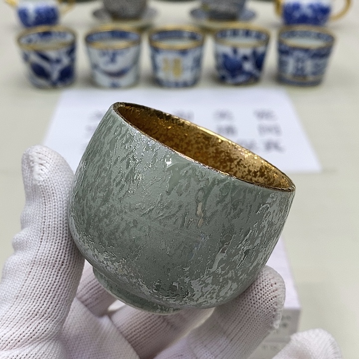 摆件绿色九谷正品