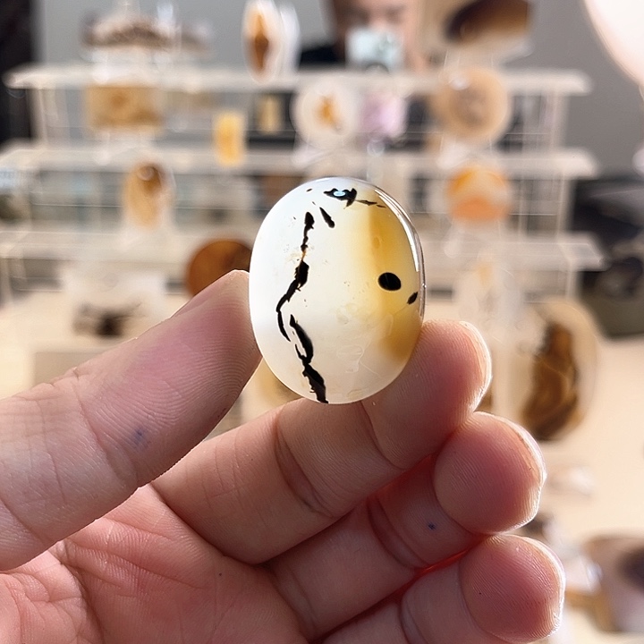 玛瑙/玉髓未镶嵌吊坠(不含链)