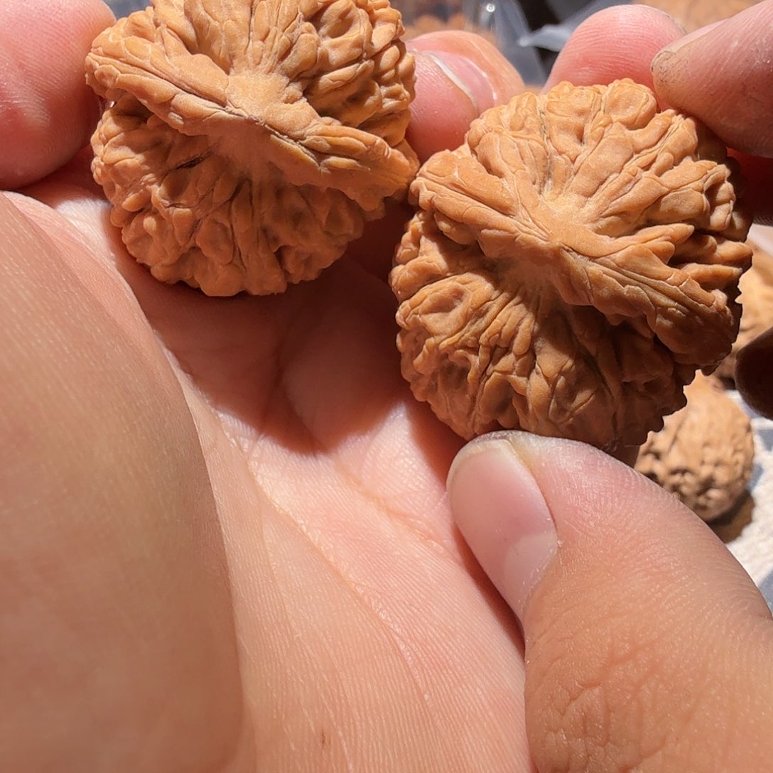 文玩核桃吊坠莲花