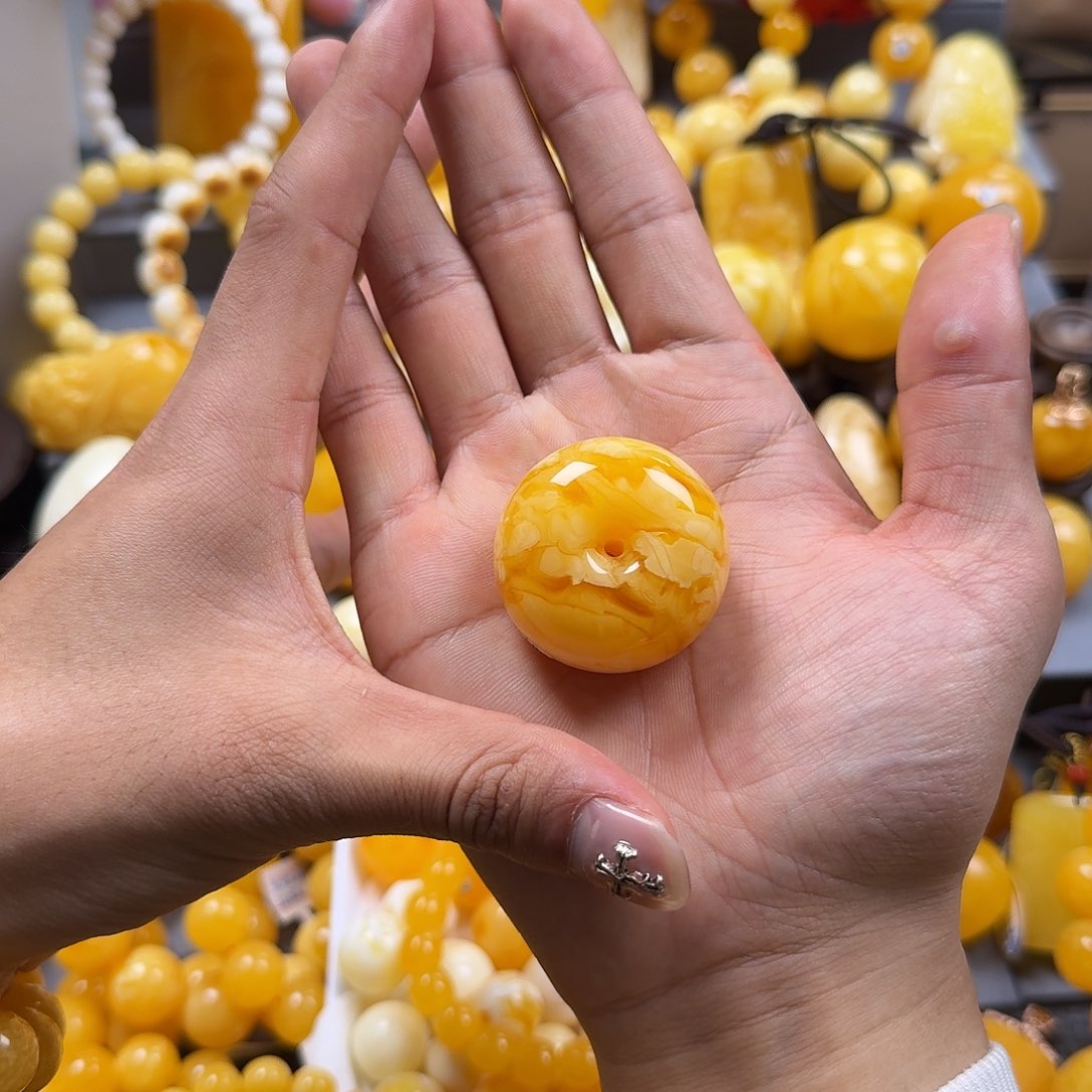 蜜蜡珠宝奇石未镶嵌虎皮墩子