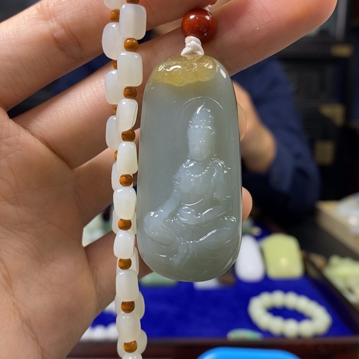 和田玉挂件未镶嵌真**你