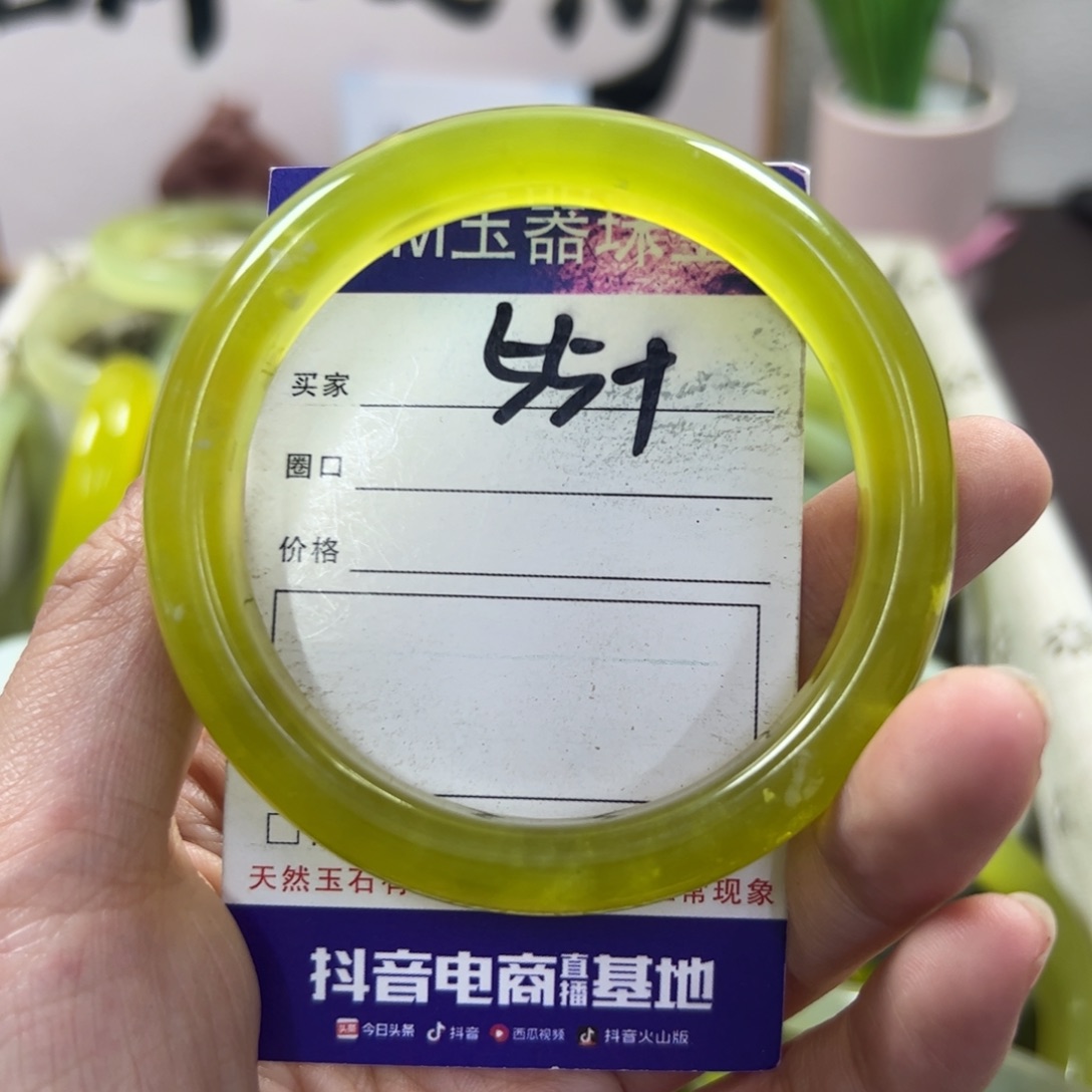 蛇纹石玉手镯未镶嵌124