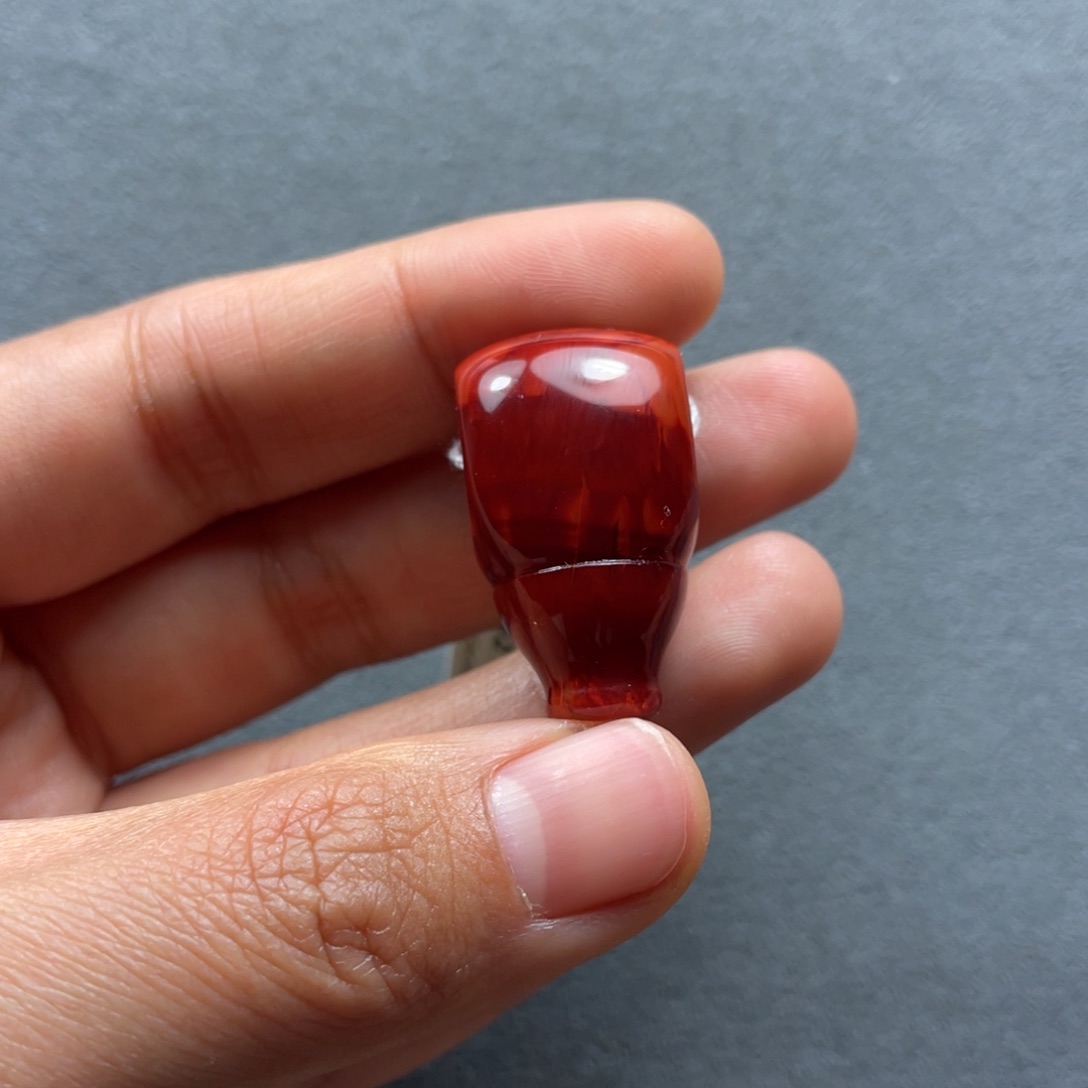 南红玛瑙配饰未镶嵌15.8mm