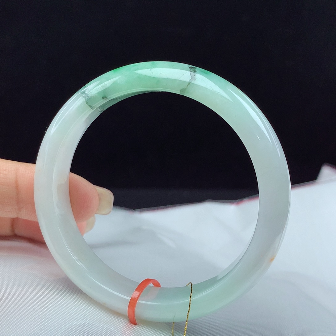 翡翠手镯未镶嵌54圈 7844