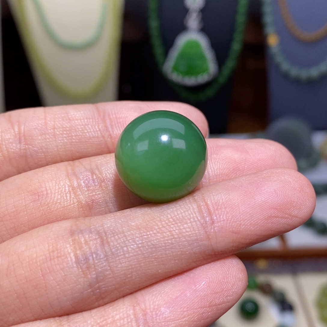 和田玉未镶嵌手串卡18