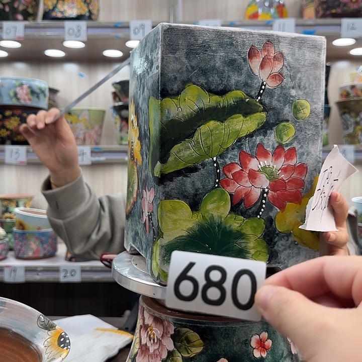 紫砂花盆瑕疵瑕疵680