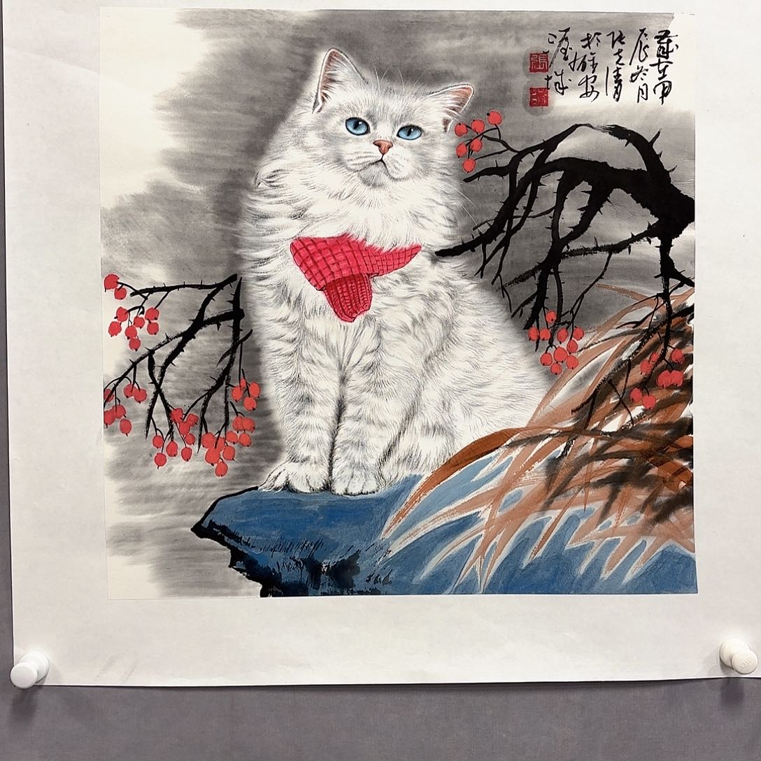 国画国画纯手绘作品请放心去藏