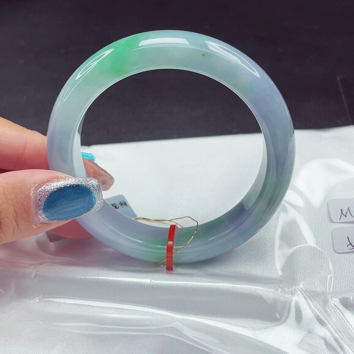 【闪购商品】未镶嵌手镯翡翠53圈664