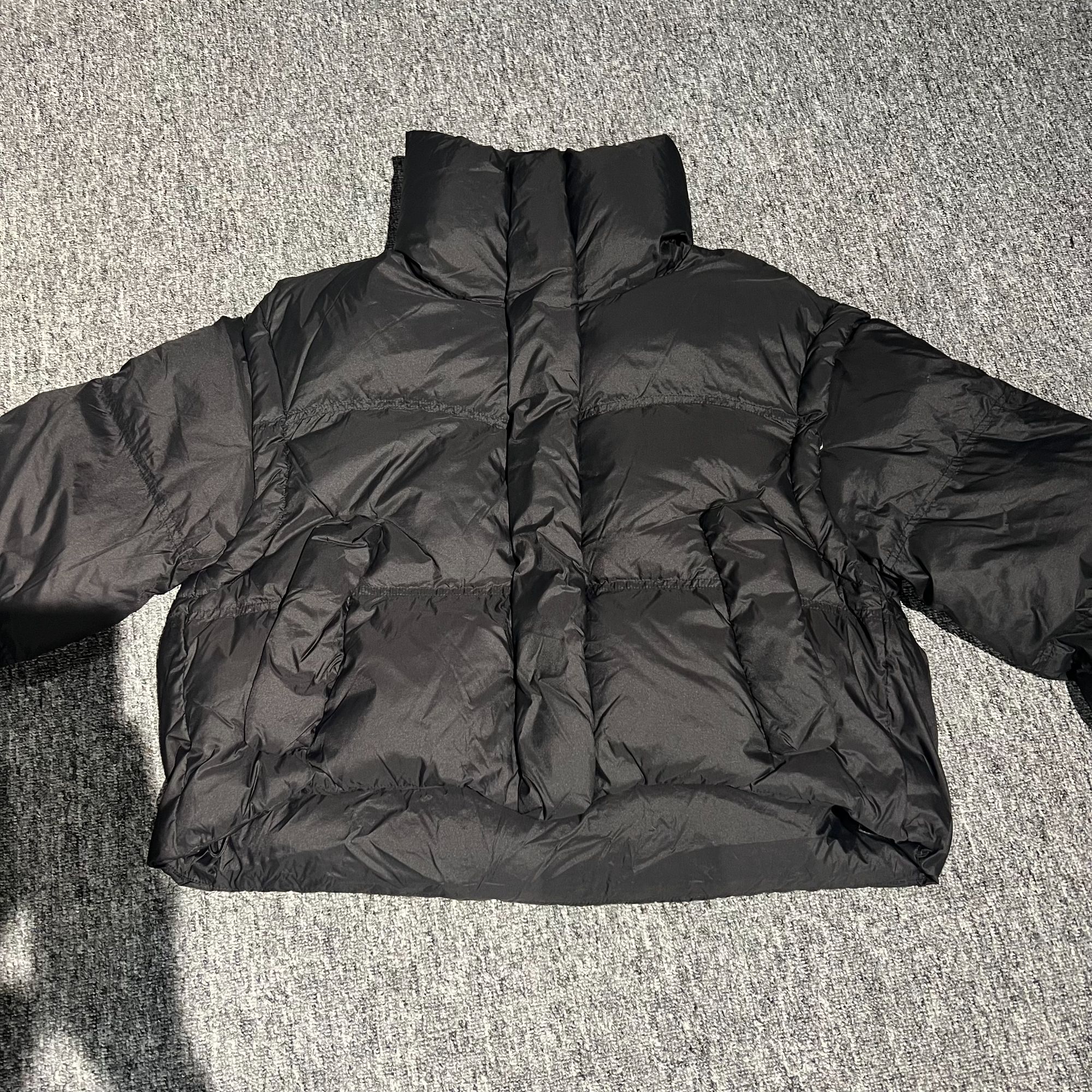 南油新款羽绒纯色袖子可拆卸长袖修身型轻薄冬季加厚