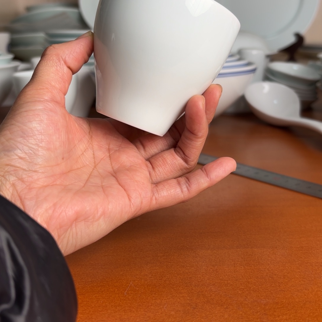 碗青白瓷水杯手工