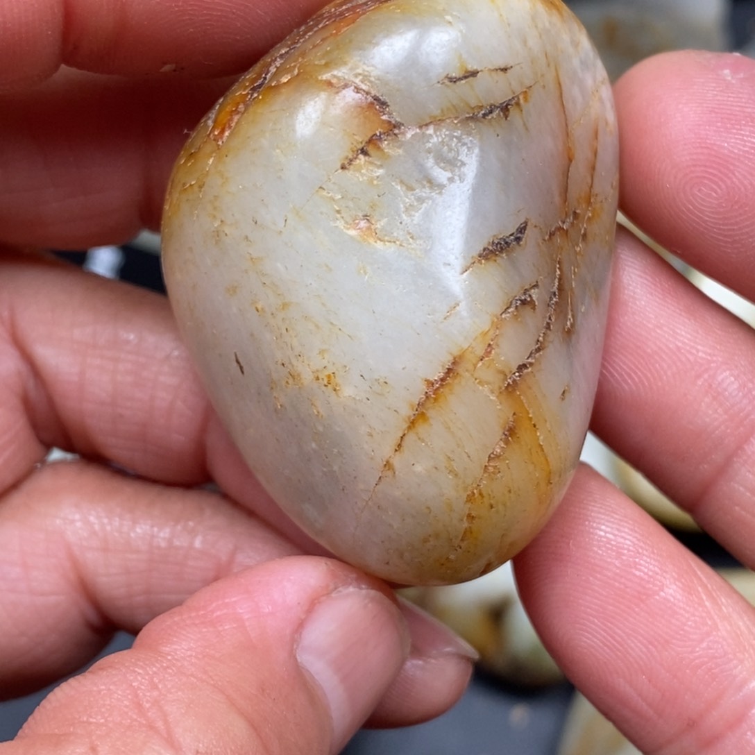 和田玉挂件银S925镀金镶嵌