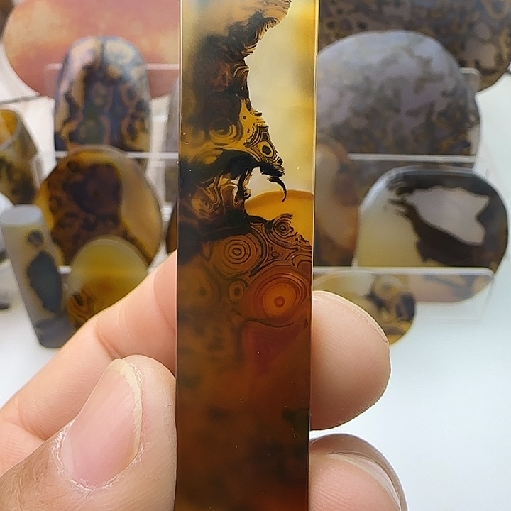 玛瑙/玉髓未镶嵌颈饰