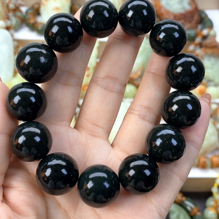 【闪购商品】透闪石质玉手串未镶嵌