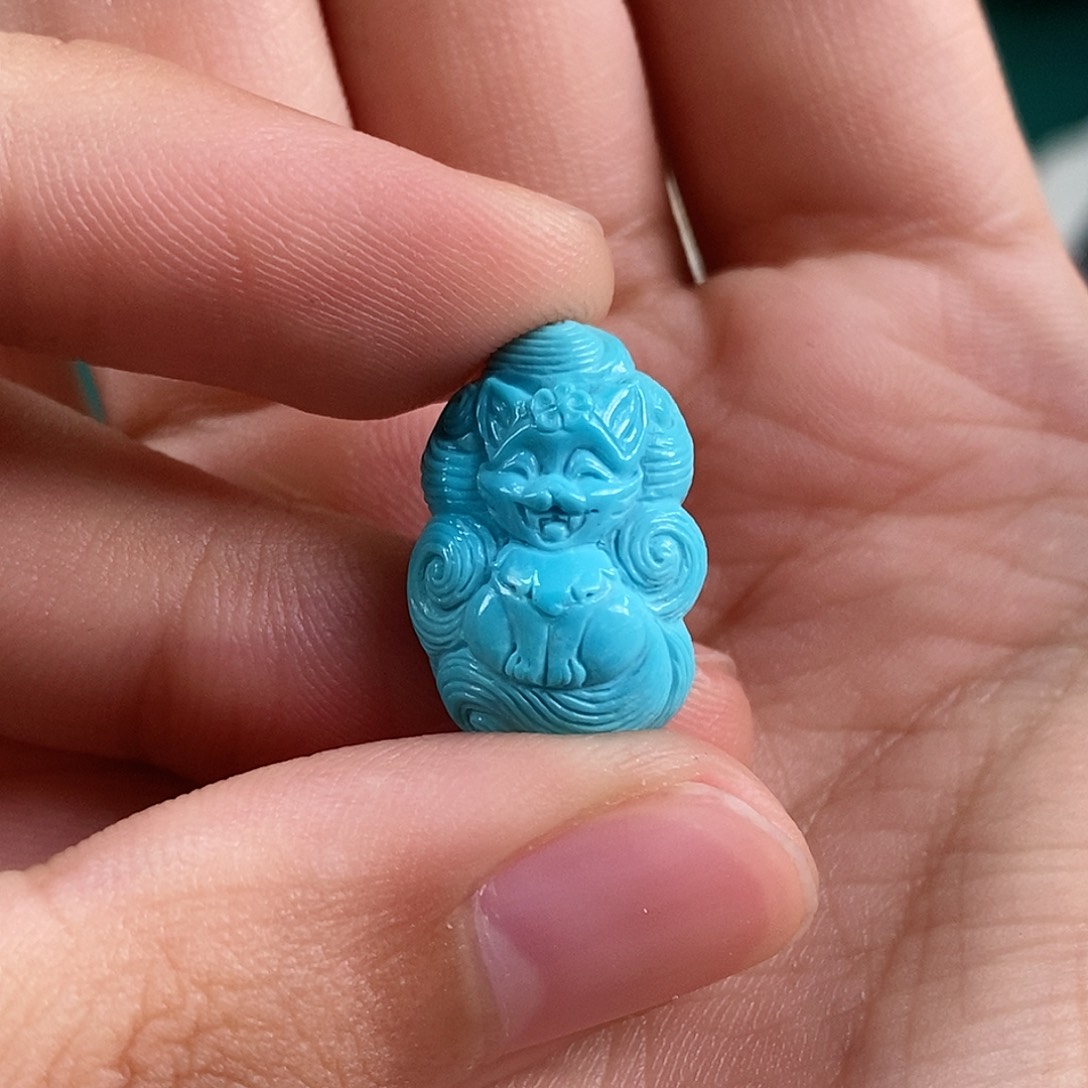 绿松石珠宝奇石未镶嵌