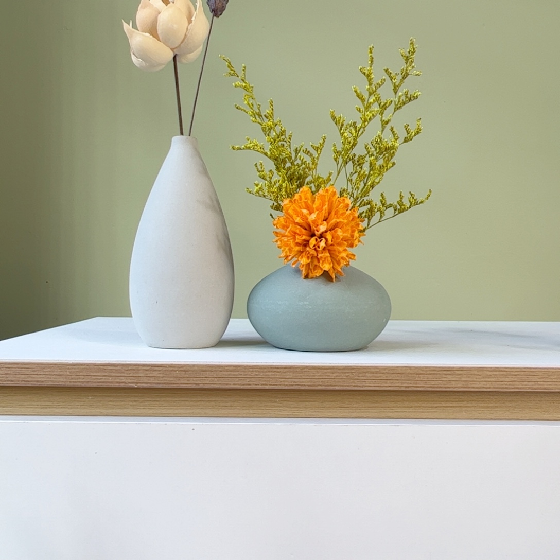 陶瓷花瓶陶瓷花瓶带花高度20-30厘米左右