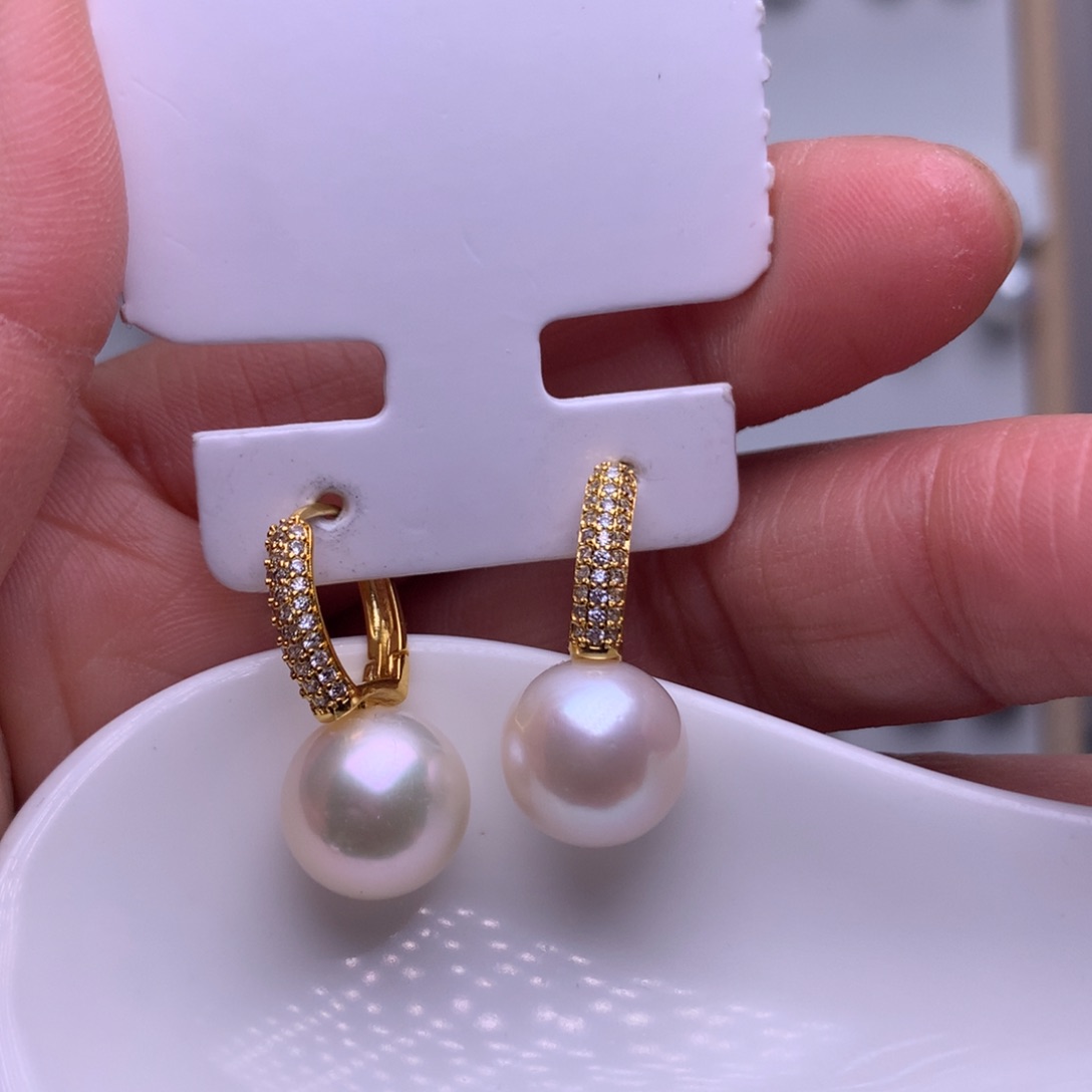 未镶嵌耳饰淡水珍珠