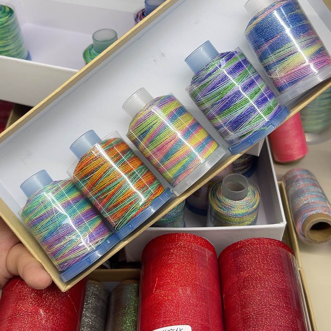 0.5星空段染蜡线25g 套盒二130m