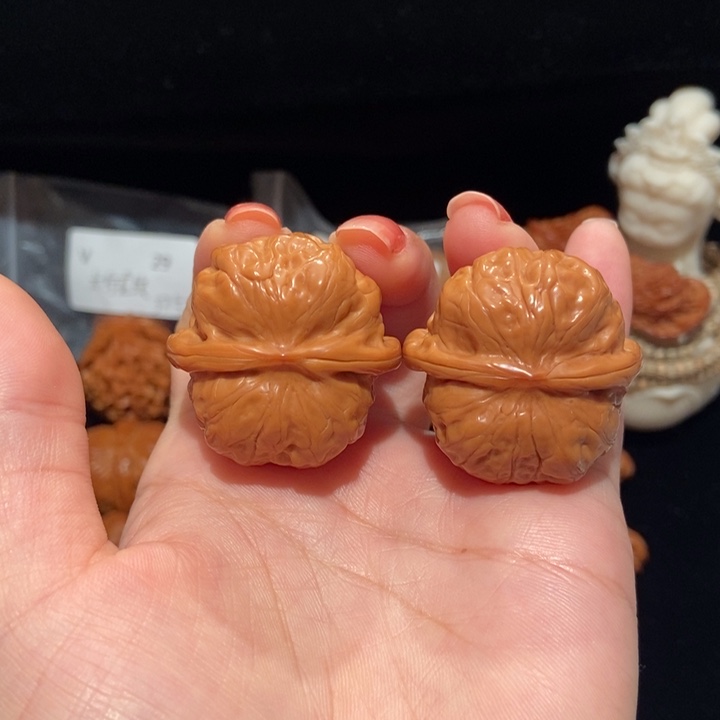 文玩核桃把件36达摩183